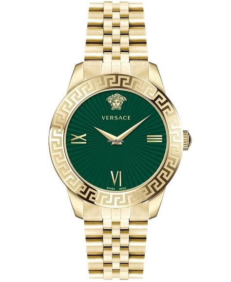 versace uhr damen grünes zifferblatt|Versace Uhren für Damen .